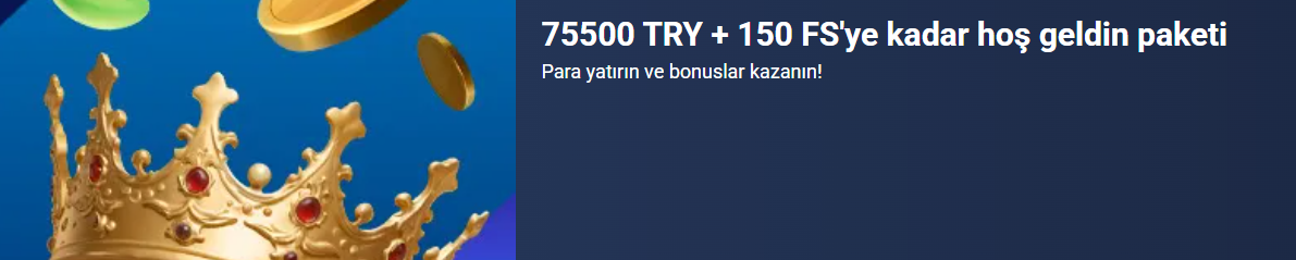 1xBet hoş geldin paketi